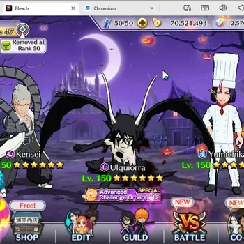 Bleach: Brave Souls Accounts Starter Global |Starter 12.5K Orb + 70M Coins + 131K BP | Ulquiorra, Kensei, Yumichika etc