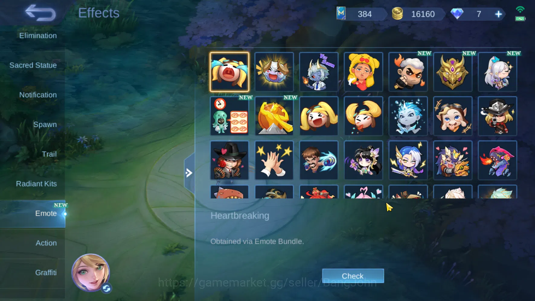 Mobile Legends: Bang Bang Accounts Others Hero 58 | Skin 107 | Emblem Max 1 | Recall TLPH | Recall Onic | Sanrio Floryn 12