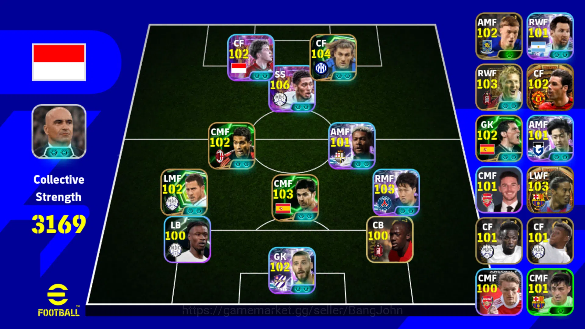 eFootball Accounts Power 3169 | Jude Bellingham Show Time | Christian image 1