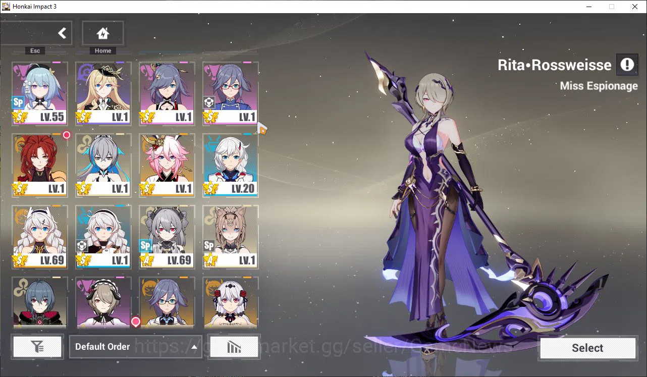 Honkai Impact 3rd Accounts SEA Lv 80|3 Fullset|Rita ME 4/4,Coralie Behold FDD image 10