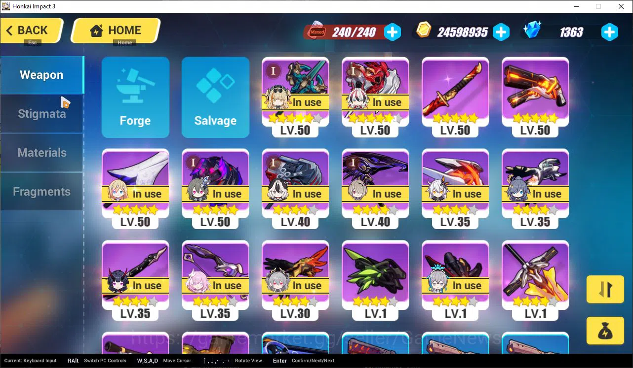 Honkai Impact 3rd Accounts SEA Lv 80|3 Fullset|Rita ME 4/4,Coralie Behold FDD image 15