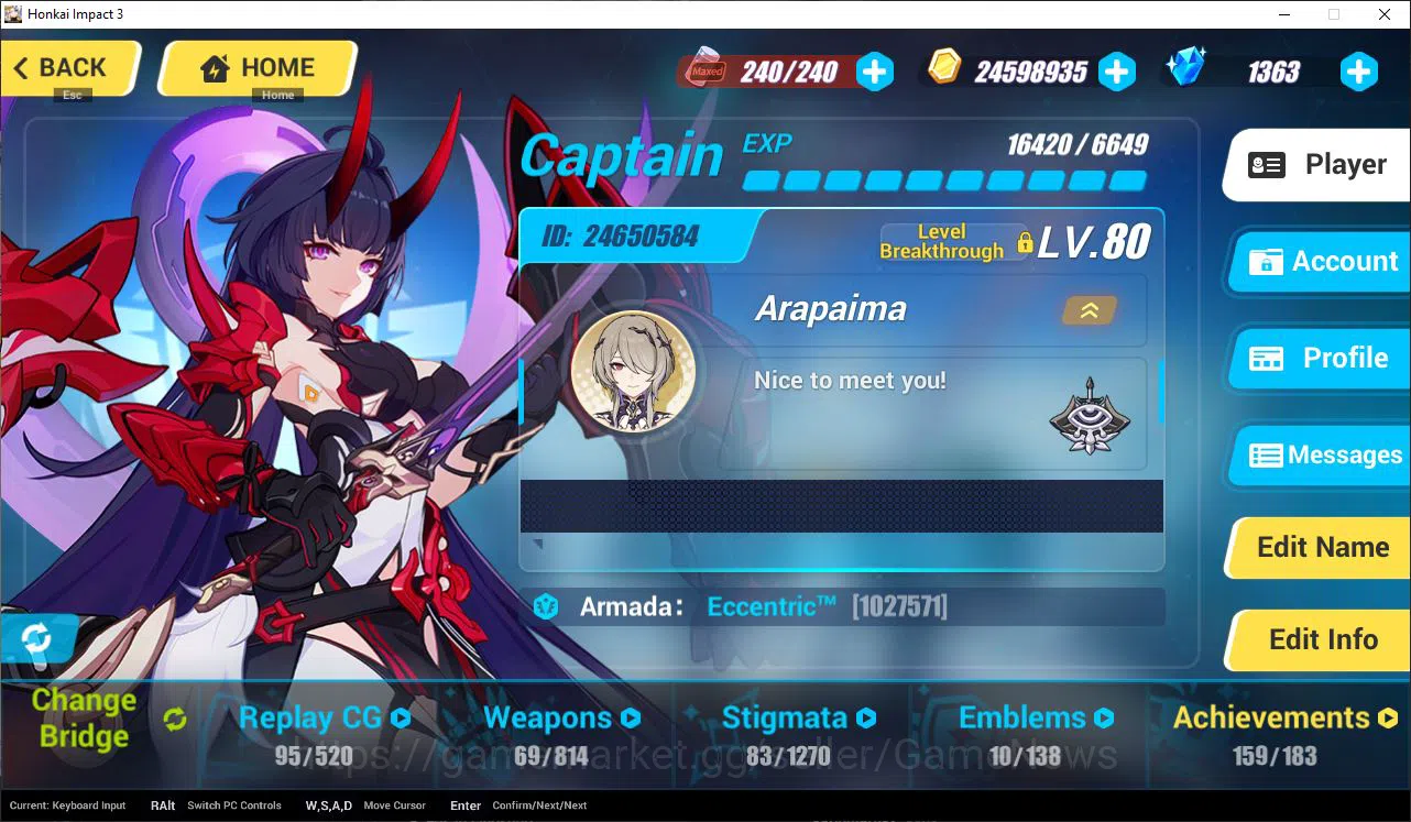 Honkai Impact 3rd Accounts SEA Lv 80|3 Fullset|Rita ME 4/4,Coralie Behold FDD image 18