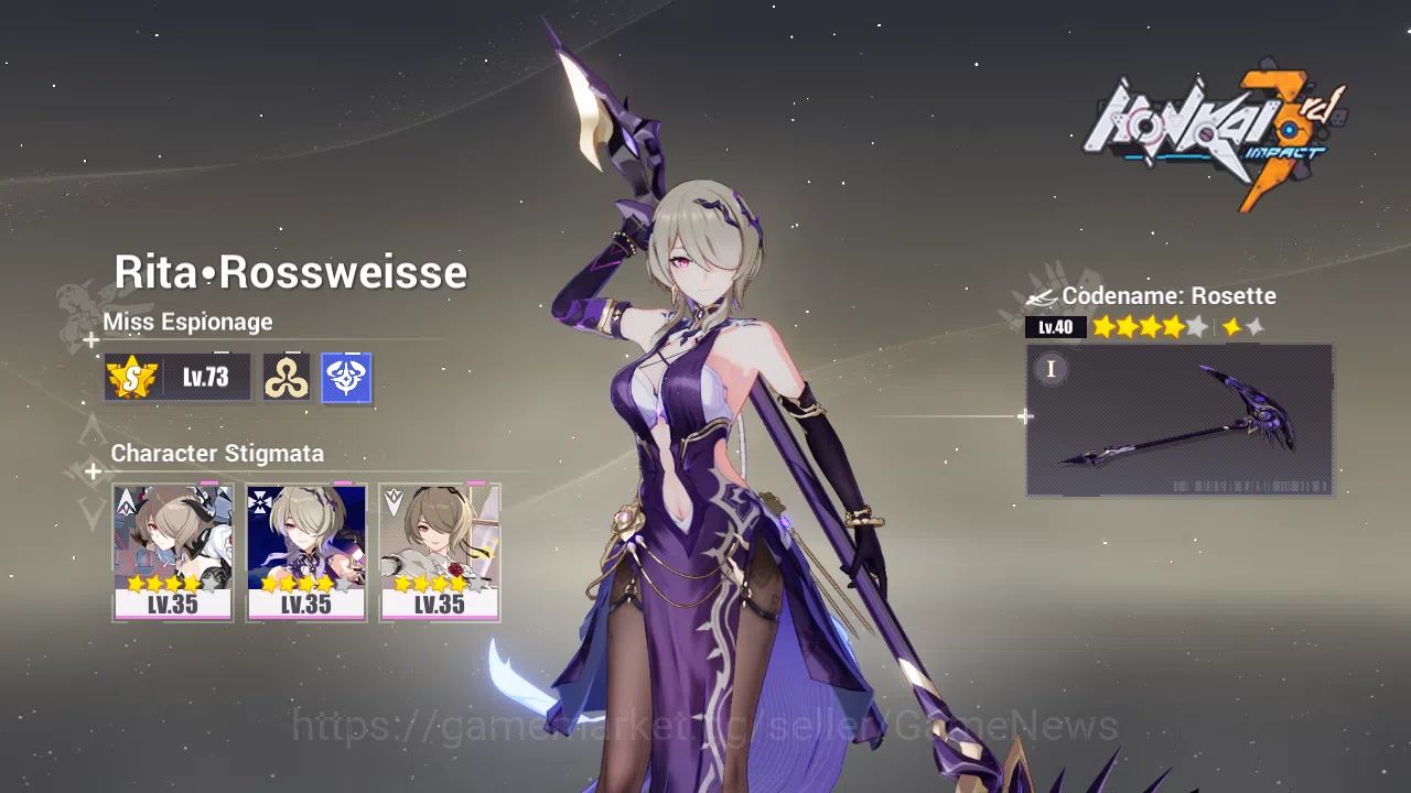 Honkai Impact 3rd Accounts SEA Lv 80|3 Fullset|Rita ME 4/4,Coralie Behold FDD image 7