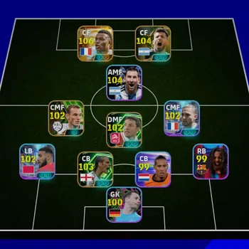 eFootball Accounts Legends & Iconic Players Mobile|PW 3140|Bigtime Mbappé|Epic Agüero,Ferdinand,Sneijder,Shevchenko, van
