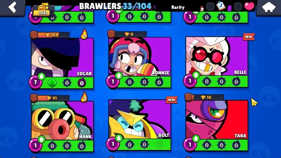 Brawl Stars Accounts 3382 Trophy|13K Gold,8,8K Bling|33 Brawlers 3 Max  image 8