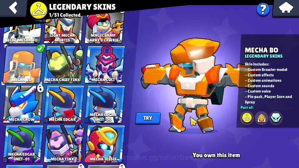 Brawl Stars Accounts 3382 Trophy|13K Gold,8,8K Bling|33 Brawlers 3 Max  image 9