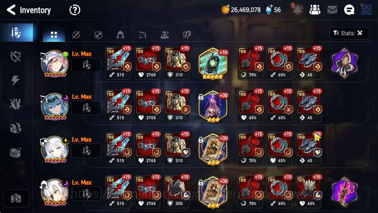 Epic Seven Accounts Starter GLOBAL Unverif|6 ML(SP Politis,LW Peira,US Choux,Etc)+Tenebria|Poh+Bless ON|AUTO W Hunt|214K 14