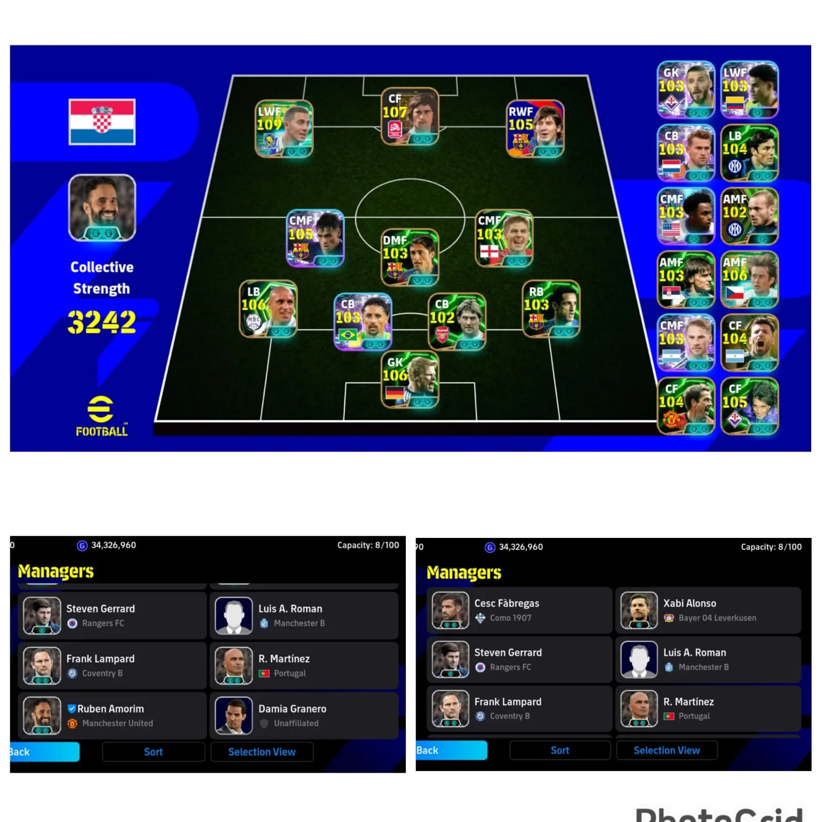 eFootball Accounts Legends & Iconic Players #42|Collective 3242+ EPIC Hazard X Messi X Yamal X Müller X Tomas Rosicky X 1
