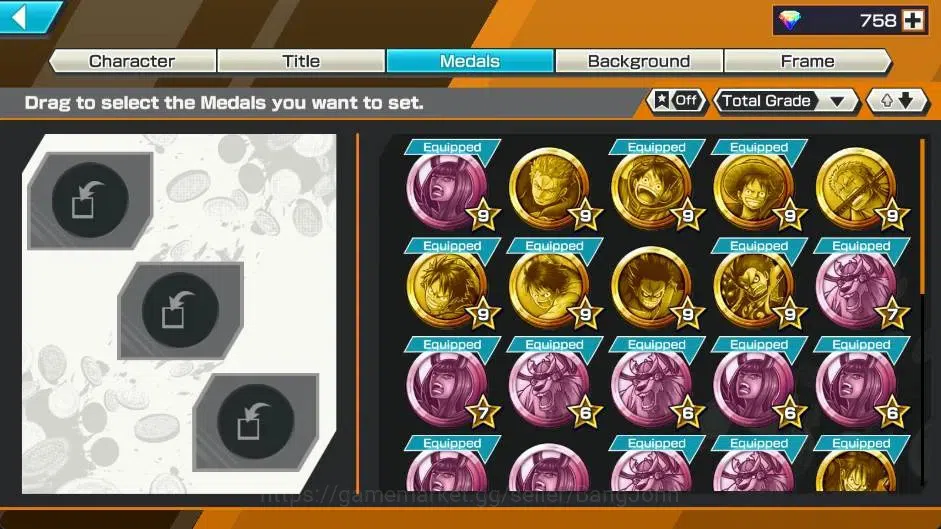One Piece Bounty Rush Accounts Global | EX 6|PR 10 |Zoro & Kanji Lv.Max,S-Snake L image 8