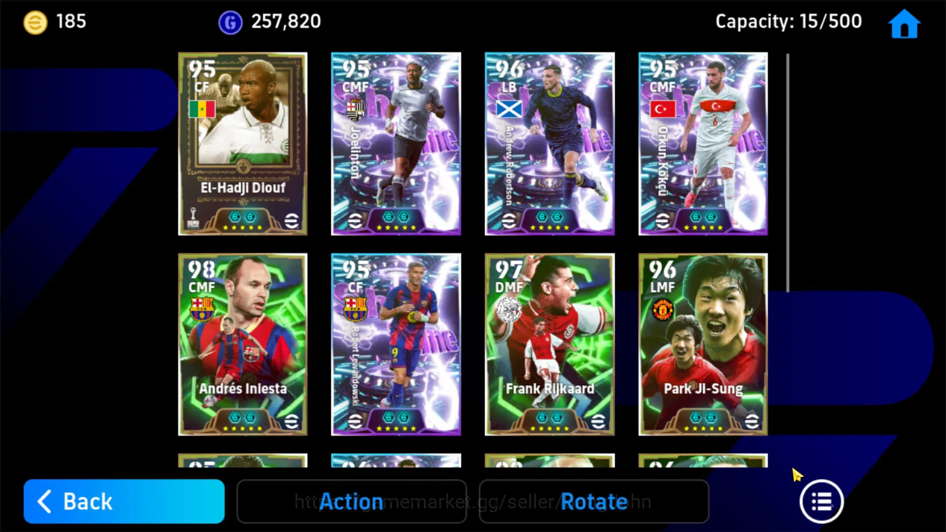 eFootball Accounts Android Pwr 3153 | vvd big time, iniesta epic db, image 3