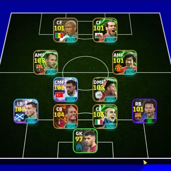 eFootball Legends & Iconic Players Android Pwr 3153 | vvd big time, iniesta epic db,  image 1