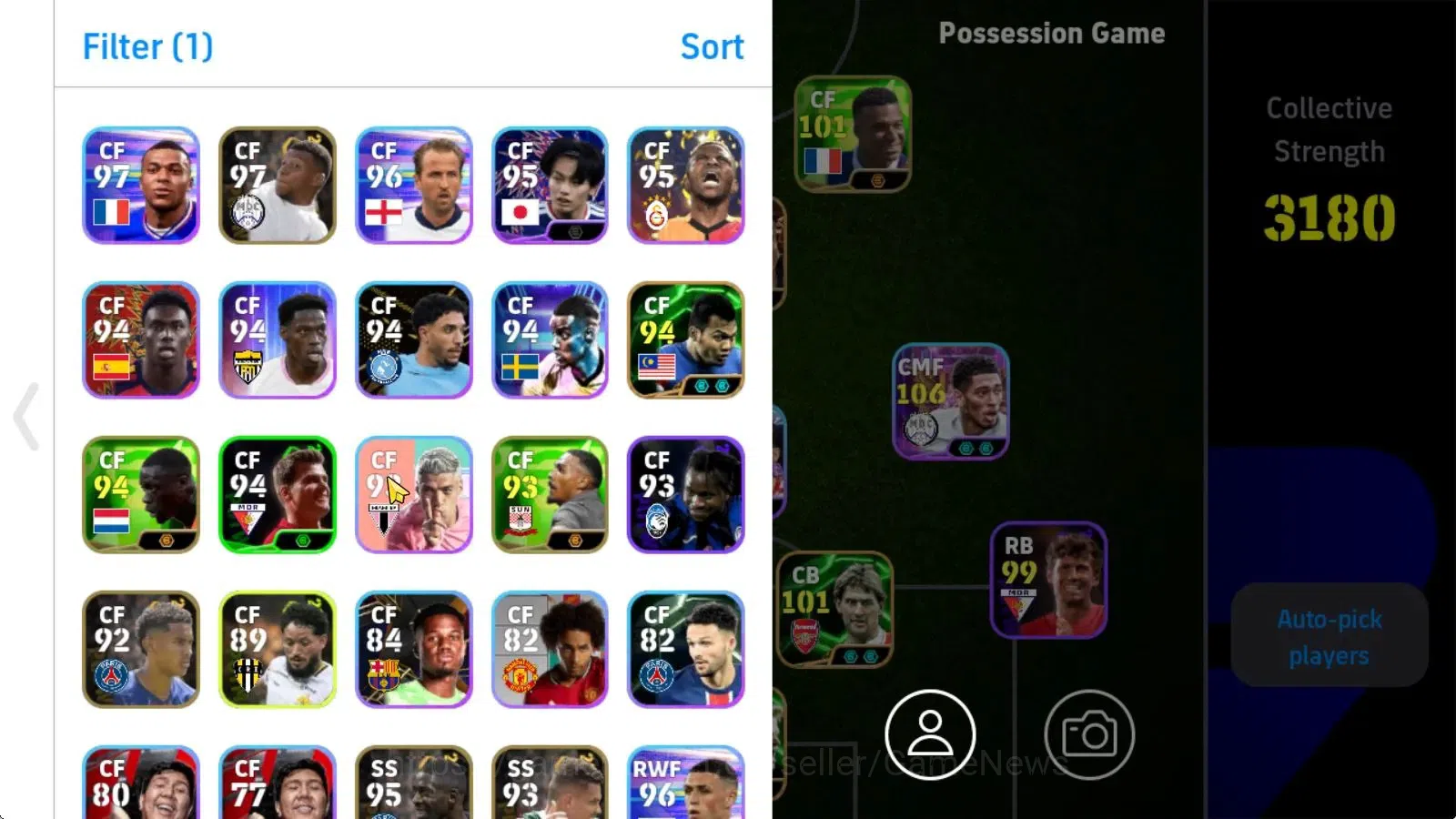 eFootball Accounts Android|Big Time Lionel Messi,Show Time Jude Belli image 2