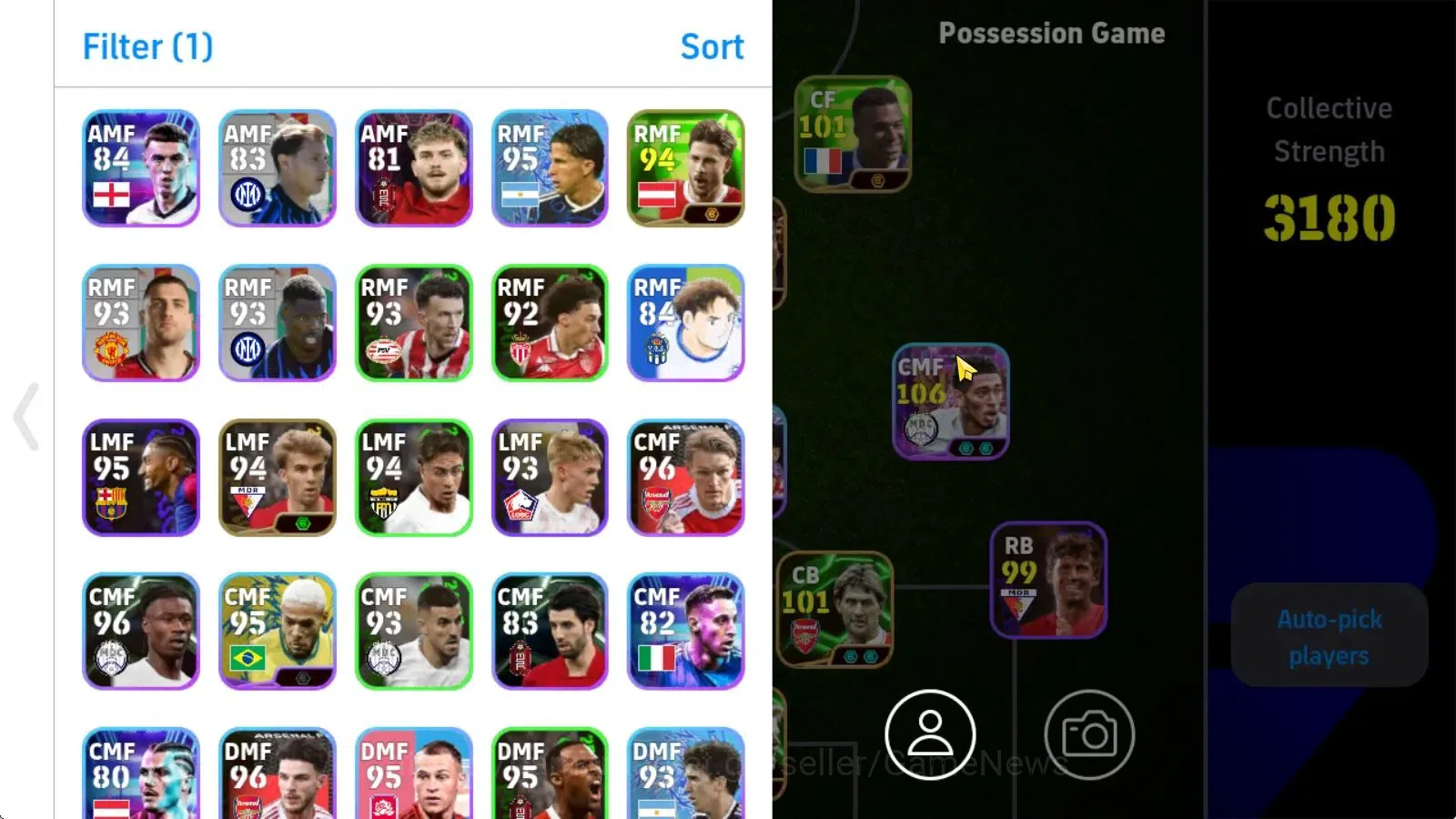 eFootball Accounts Android|Big Time Lionel Messi,Show Time Jude Belli image 4
