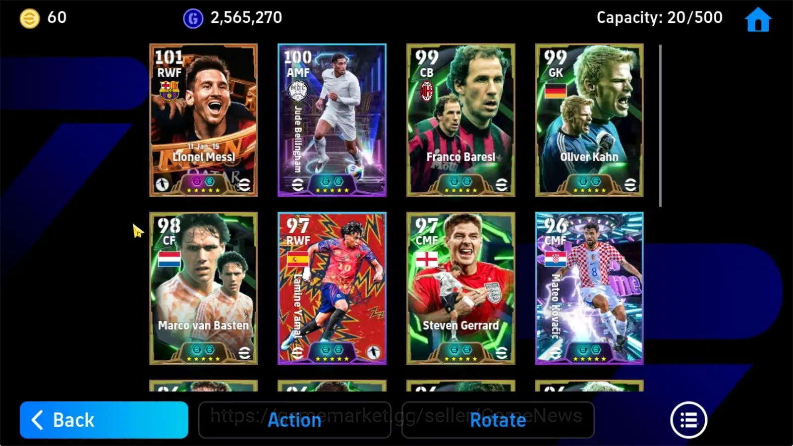 eFootball Accounts Android|Big Time Lionel Messi,Show Time Jude Belli image 7