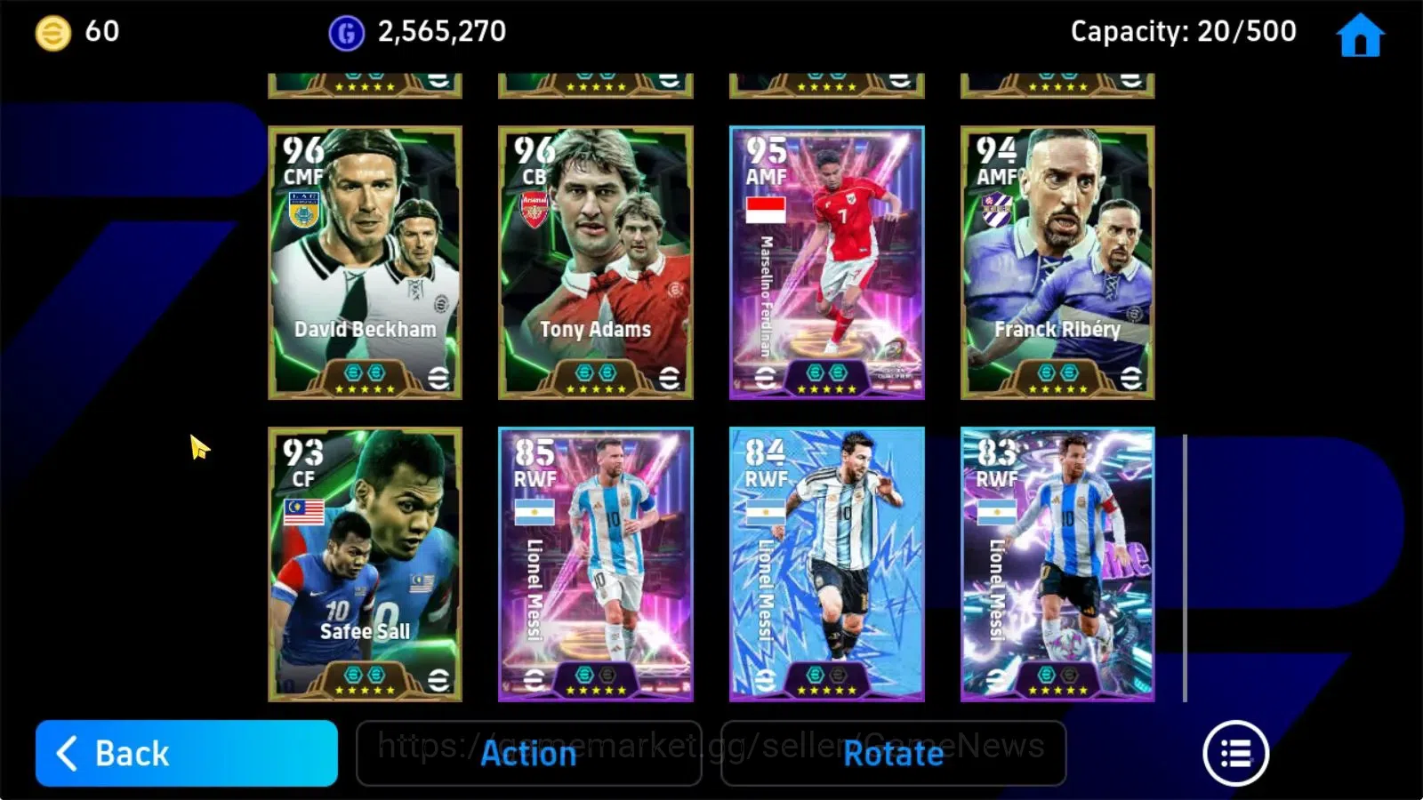 eFootball Accounts Android|Big Time Lionel Messi,Show Time Jude Belli image 9