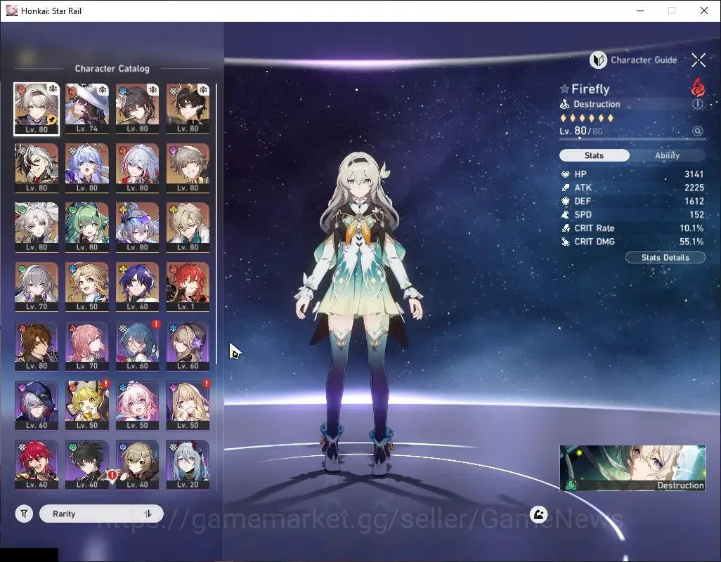 Honkai Star Rail Accounts ASIA|TL 67|12 Limited|[Feixiao,Boothill,SW 999,Fir image 4