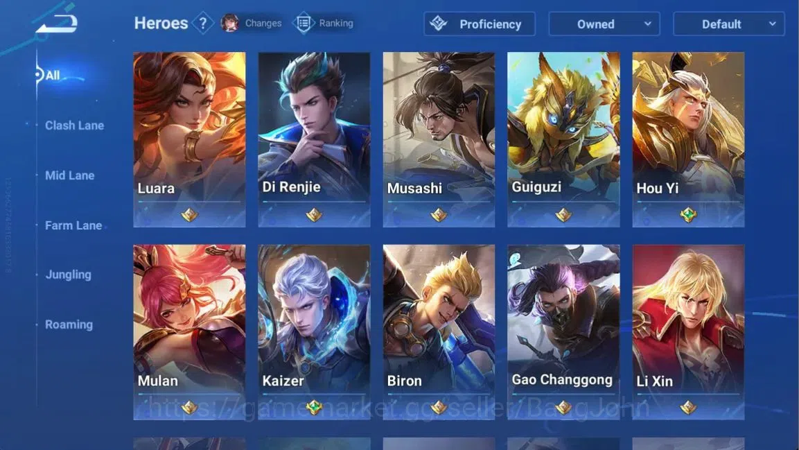 Honor of Kings Accounts Global | 44H 17S |Epic GaoChanggong, Rare Ata, Aug image 8