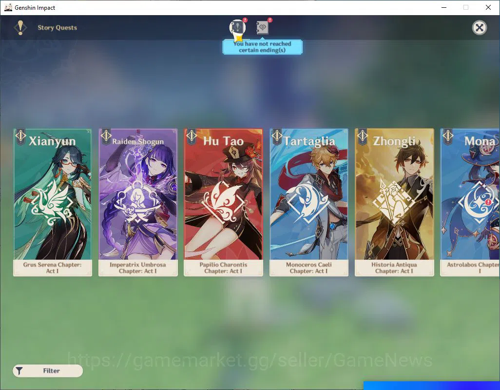 Genshin Impact Accounts Mid Game ASIA|AR 55|| 5 Limited +1(*5Weapon) |Zibai,Navida,Citlali,Yelan,Venti|1Skin|MC Female|Take 12