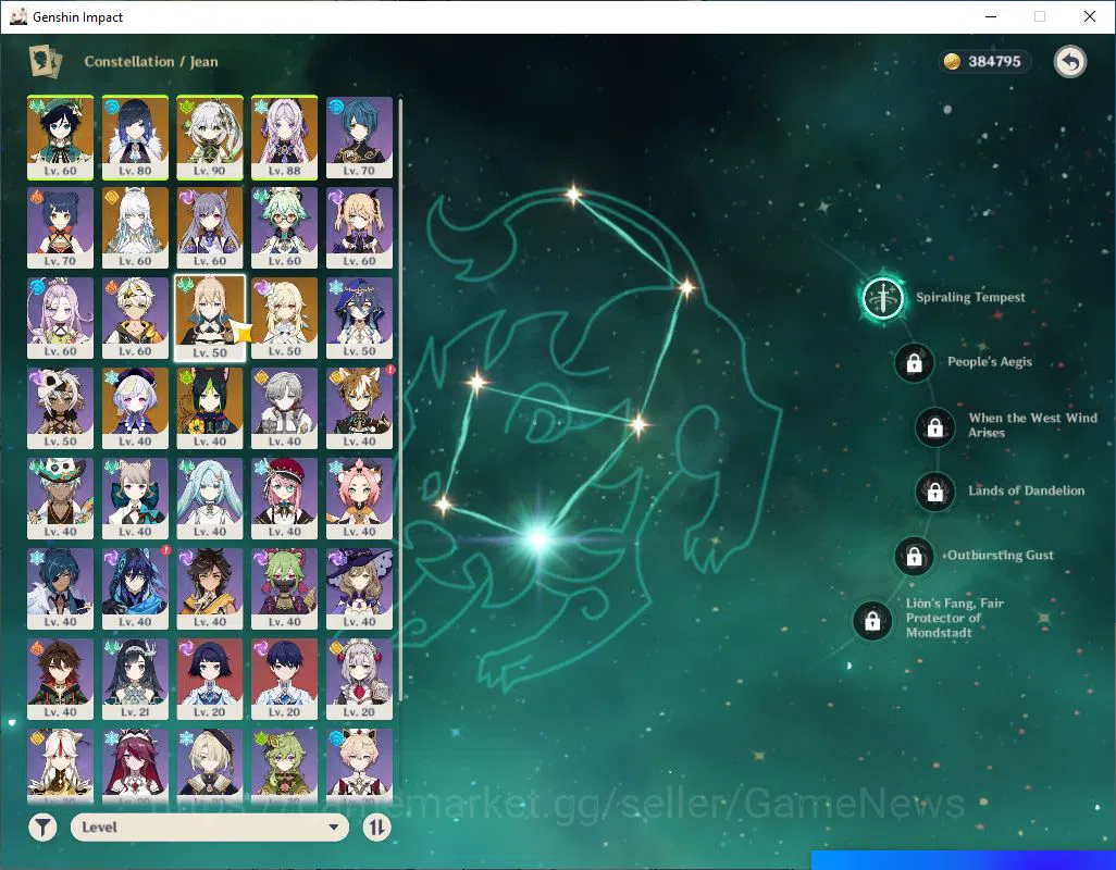 Genshin Impact Accounts Mid Game ASIA|AR 55|| 5 Limited +1(*5Weapon) |Zibai,Navida,Citlali,Yelan,Venti|1Skin|MC Female|Take 4