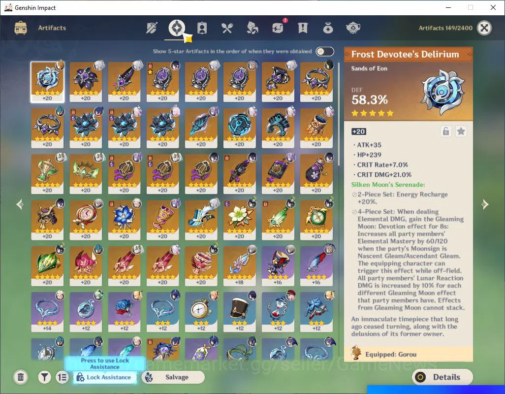 Genshin Impact Accounts Mid Game ASIA|AR 55|| 5 Limited +1(*5Weapon) |Zibai,Navida,Citlali,Yelan,Venti|1Skin|MC Female|Take 6