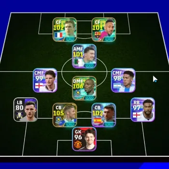 eFootball Accounts Legends & Iconic Players Android|Power 3080|Epic Claude Makelele,Gary Cahill,Eric Cantona,Aubameyang|Show