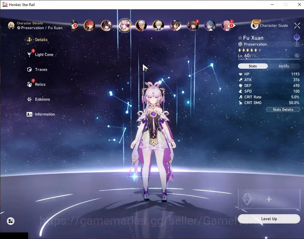 Honkai Star Rail Accounts Asia|TL 58|1 Golden Companion|7 Limited|Castorice+ image 20