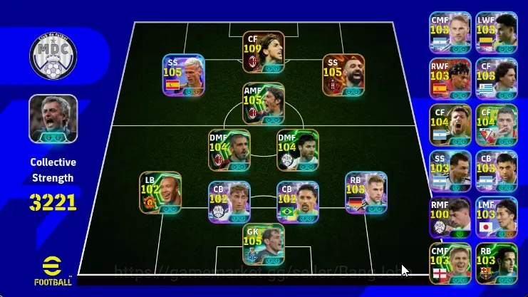 eFootball Accounts Legends & Iconic Players Android|PW 3221|Zlatan Ibrahimovic Big T,Mohamed Salah Big T,Dani Olmo Show 1