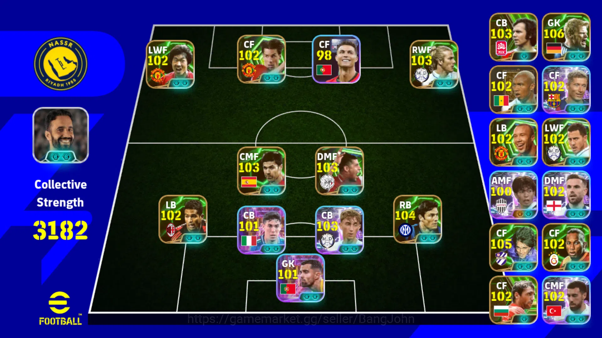 Power 3182 | Javier Zanetti Epic | Dean Huijsen Showtime | EFB569B eFootball Others Power 3182 | Javier Zanetti Epic | Dean Huijsen Sh image 1