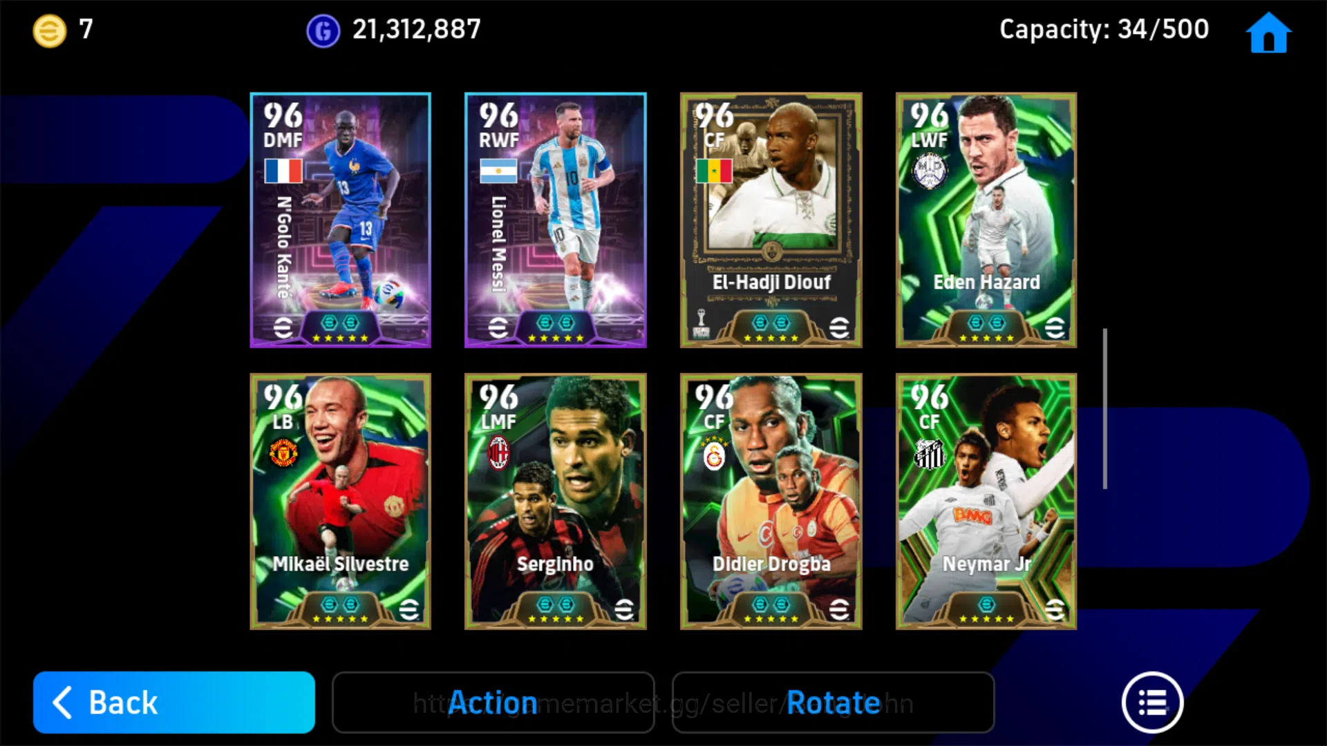 eFootball Accounts Others Power 3182 | Javier Zanetti Epic | Dean Huijsen Showtime | EFB569B 5