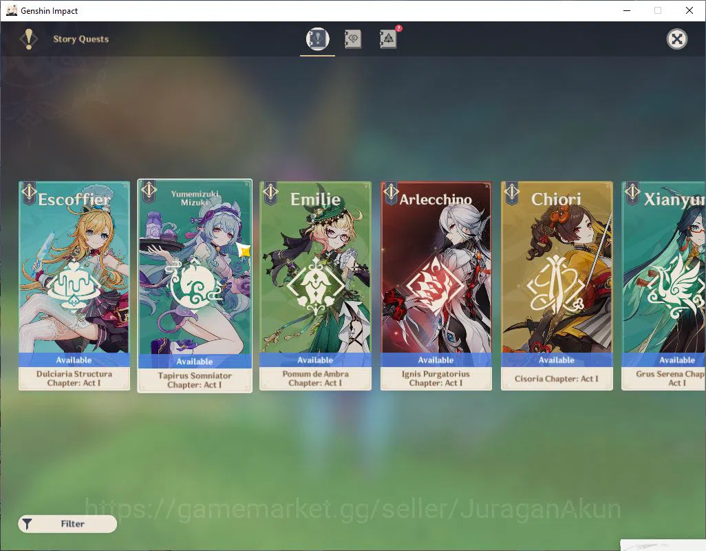 Genshin Impact Accounts ASIA|AR 56| 7 Limited+ 1(*5 Weapon)|Neuvill C1,Ski image 11