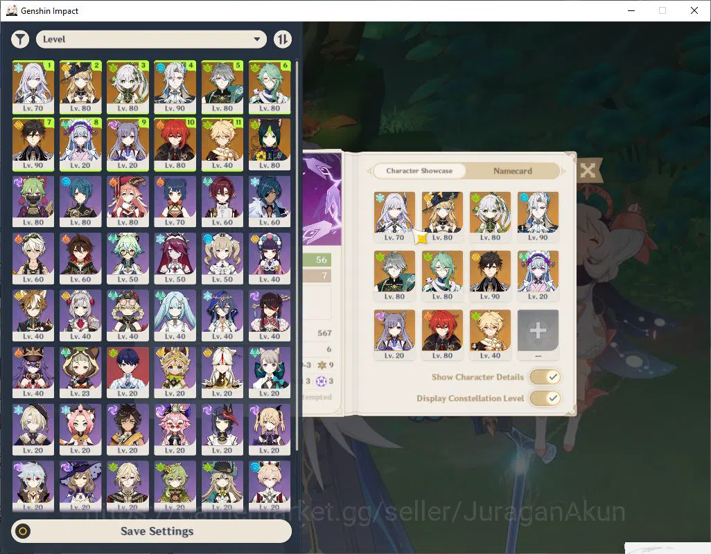 Genshin Impact Accounts ASIA|AR 56| 7 Limited+ 1(*5 Weapon)|Neuvill C1,Ski image 2