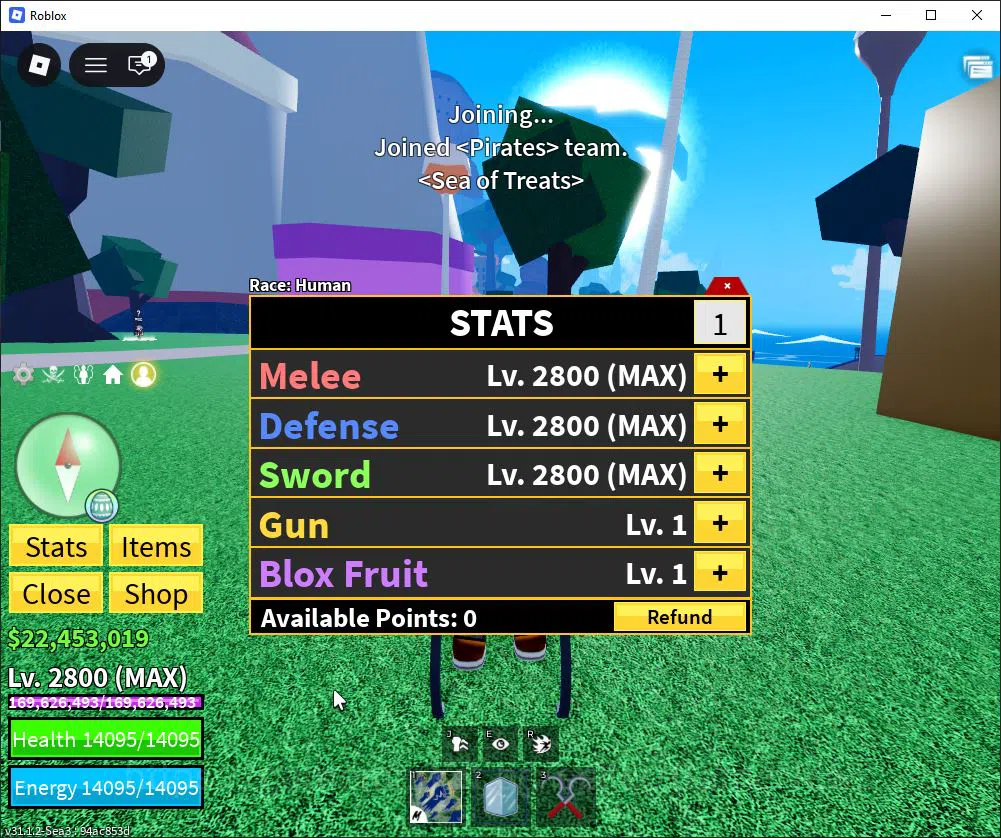 Roblox Accounts Blox Fruit | Lv 2750 + Ice & GodHuman| 22,4M Beli image 1