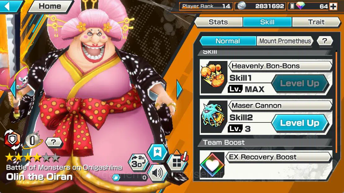One Piece Bounty Rush Accounts Others GLOBAL|EX 3| battle Onigashima olin, FR shanks, DD shanks, more detail Check SS 7