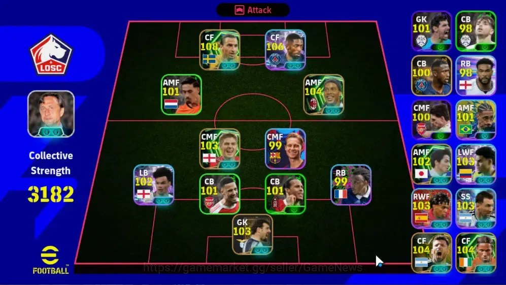 eFootball Accounts Legends & Iconic Players Android|10Epic Zlatan Ibrahimovic,Didier Drogba,Ronaldinho Gaucho,Sergio 1