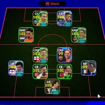 eFootball Accounts Legends & Iconic Players Android|10Epic Zlatan Ibrahimovic,Didier Drogba,Ronaldinho Gaucho,Sergio