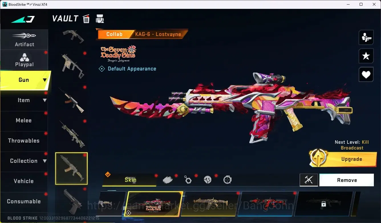 Blood Strike Accounts ASIA |Ultra Sword-Voidedge&Lightblade|1 EVO: FAL-E image 7