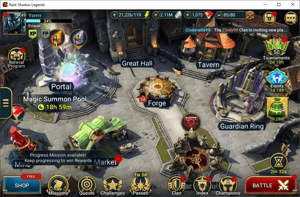 Raid: Shadow Legends Accounts Lv 49|718K Power|23 Legendary(Alice,Ezio,Ninja,Wuk image 1