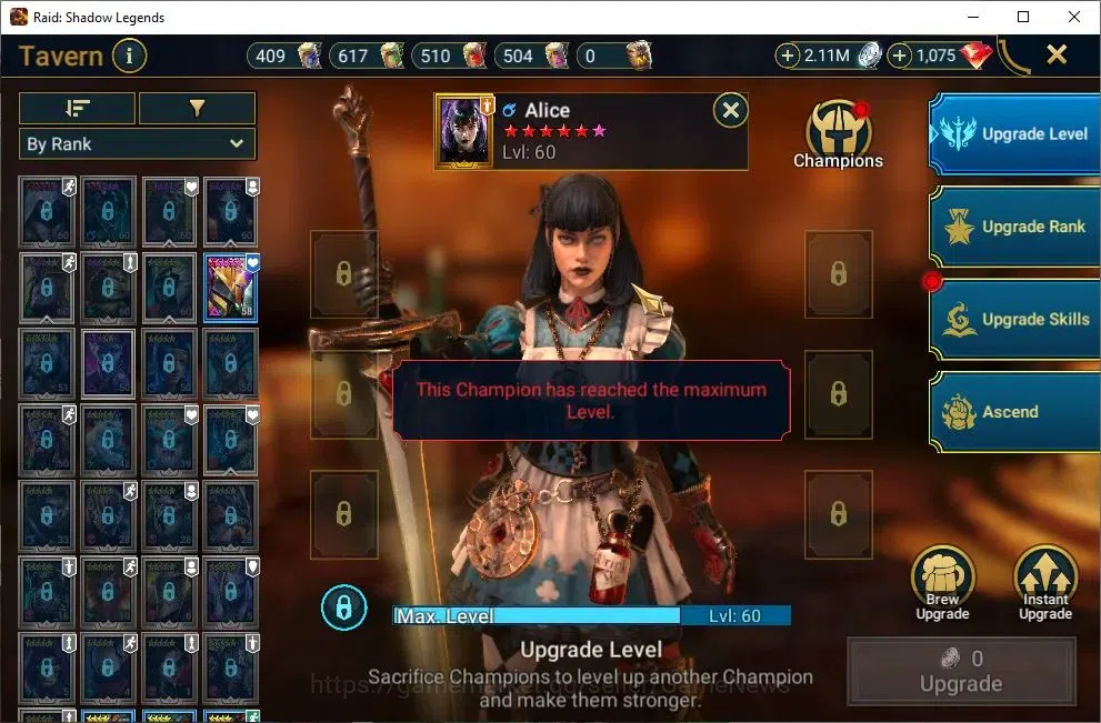 Raid: Shadow Legends Accounts Lv 49|718K Power|23 Legendary(Alice,Ezio,Ninja,Wuk image 16