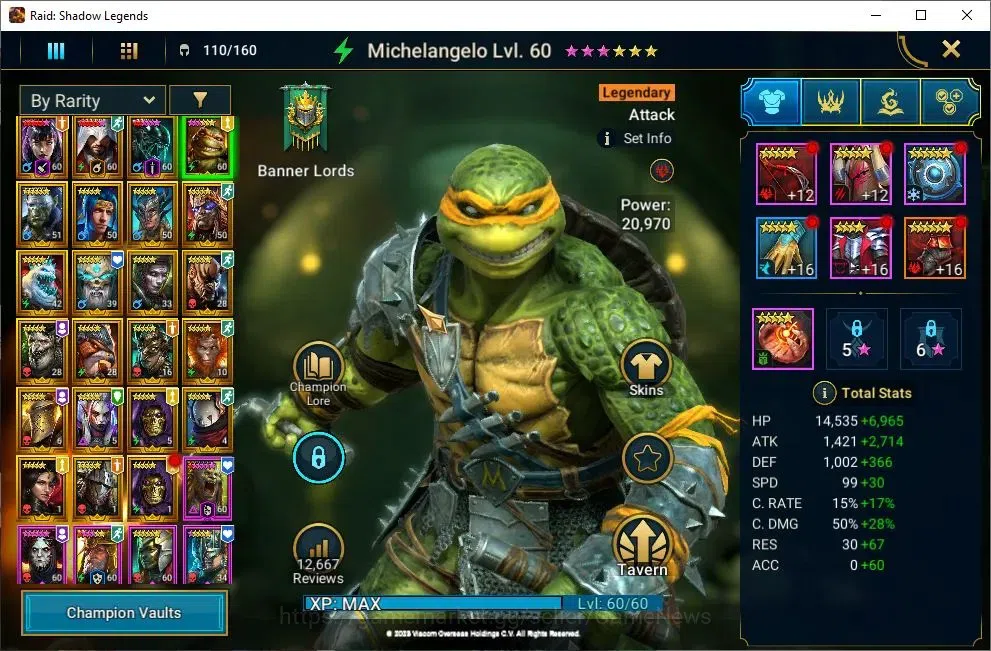Raid: Shadow Legends Accounts Lv 49|718K Power|23 Legendary(Alice,Ezio,Ninja,Wuk image 6