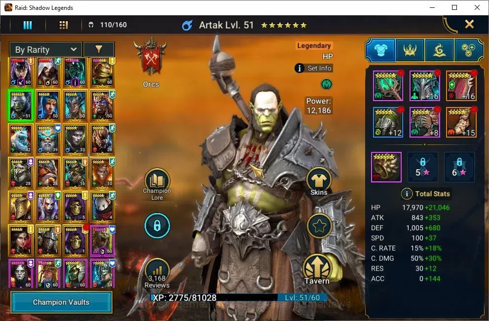 Raid: Shadow Legends Accounts Lv 49|718K Power|23 Legendary(Alice,Ezio,Ninja,Wuk image 7