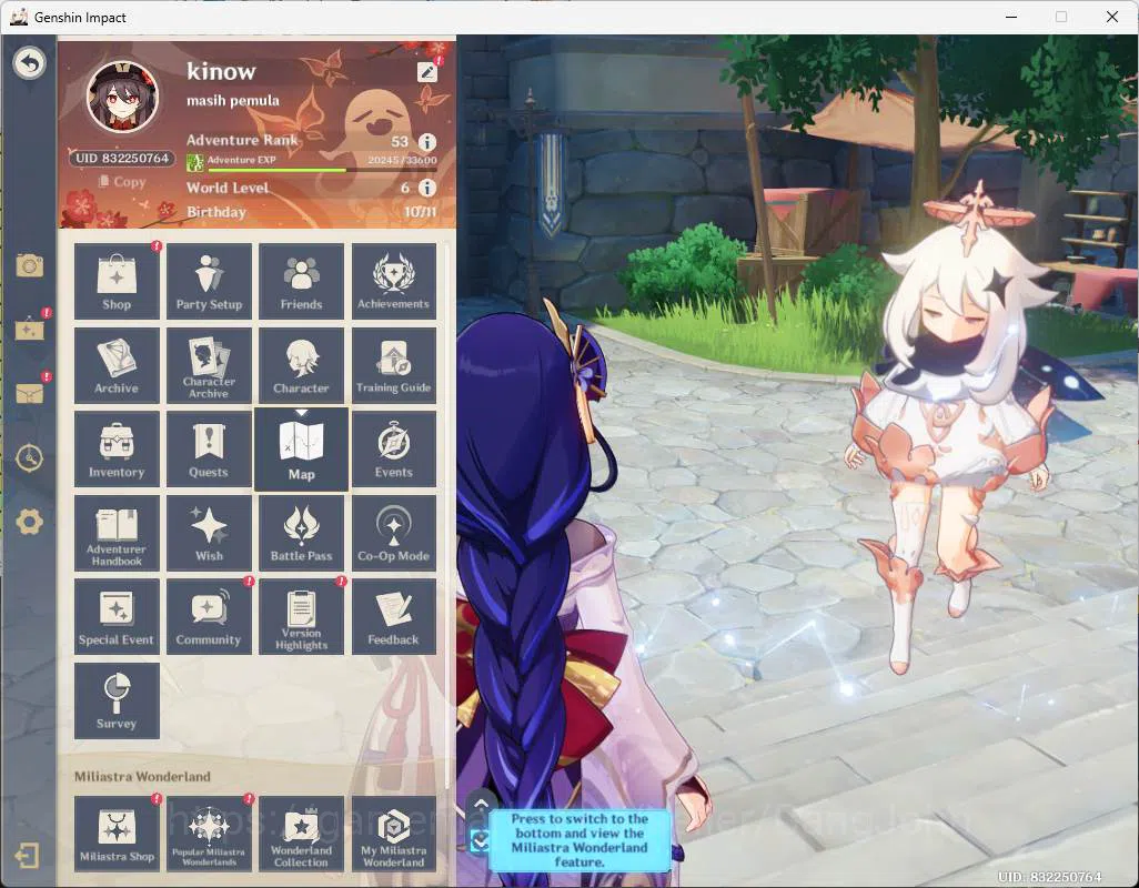 ASIA | AR 53 end game | Raiden Shogun, Furina, Bennet, jean, Xingqiu, Aino, Fischl more detail n item check SS GI123B Genshin Impact Others ASIA | AR 53 end game | Raiden Shogun, Furina, Ben image 1