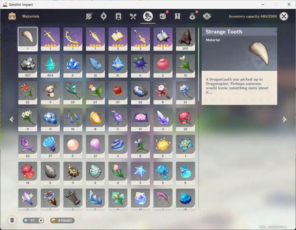 Genshin Impact Accounts Others ASIA | AR 53 end game | Raiden Shogun, Furina, Bennet, jean, Xingqiu, Aino, Fischl more 11