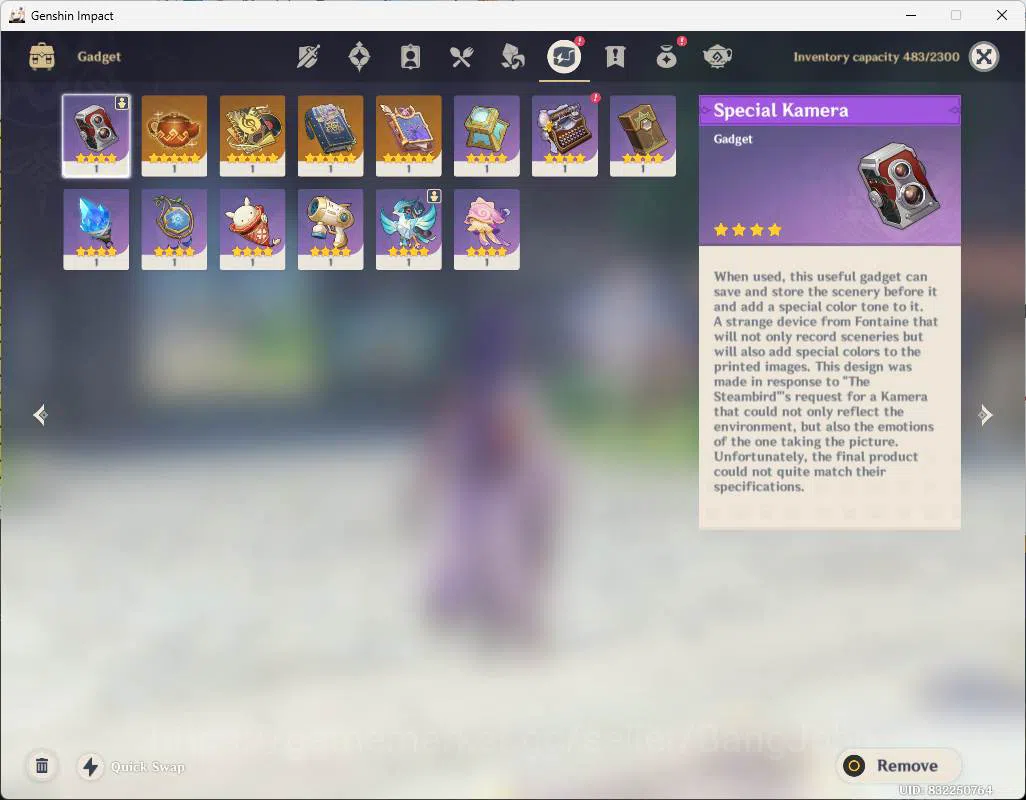 Genshin Impact Accounts Others ASIA | AR 53 end game | Raiden Shogun, Furina, Bennet, jean, Xingqiu, Aino, Fischl more 12