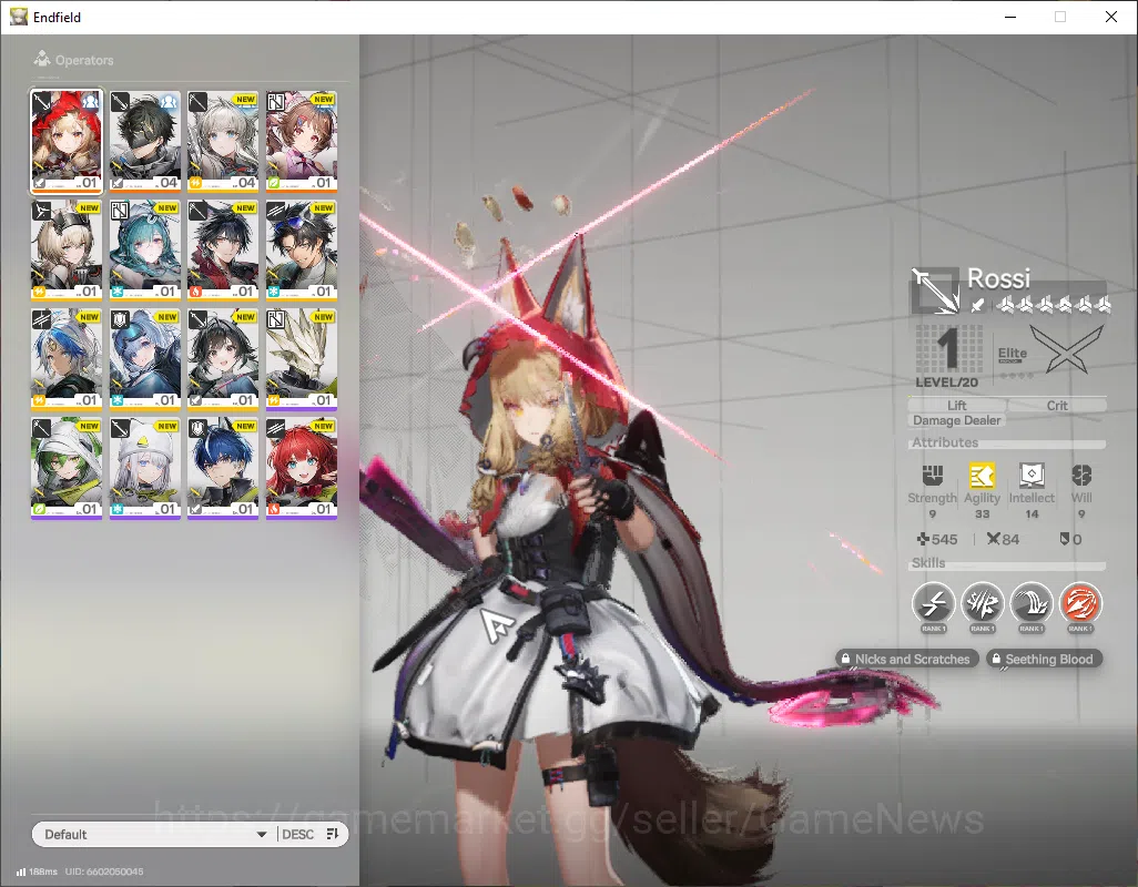 Arknights: Endfield Accounts NA/EU|Lv2|Fresh Starter|SSR2(1Limit)+1(*6 Weapon)| image 13