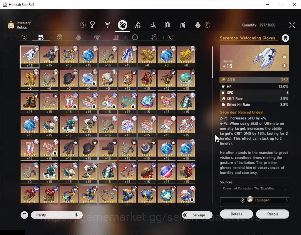 Honkai Star Rail Accounts ASIA|TL 70|Elation Team|9 Limited|[(SW999E2,YaoGua image 10