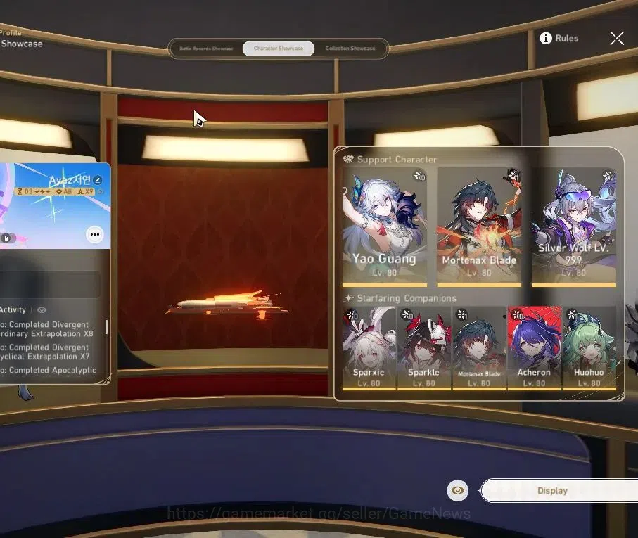 Honkai Star Rail Accounts ASIA|TL 70|Elation Team|9 Limited|[(SW999E2,YaoGua image 2