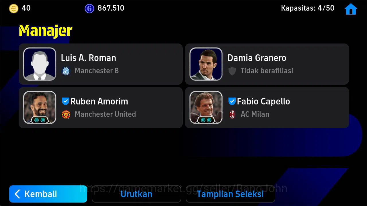 eFootball Accounts Power 3146, Roberto baggio PES, Massimo Oddo epic, image 3