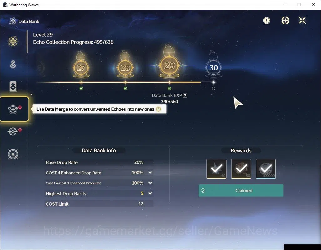Wuthering Waves Accounts NA|UL 46|120 Lustrous Tide|3 Limited| [Aemeath,Lup image 3