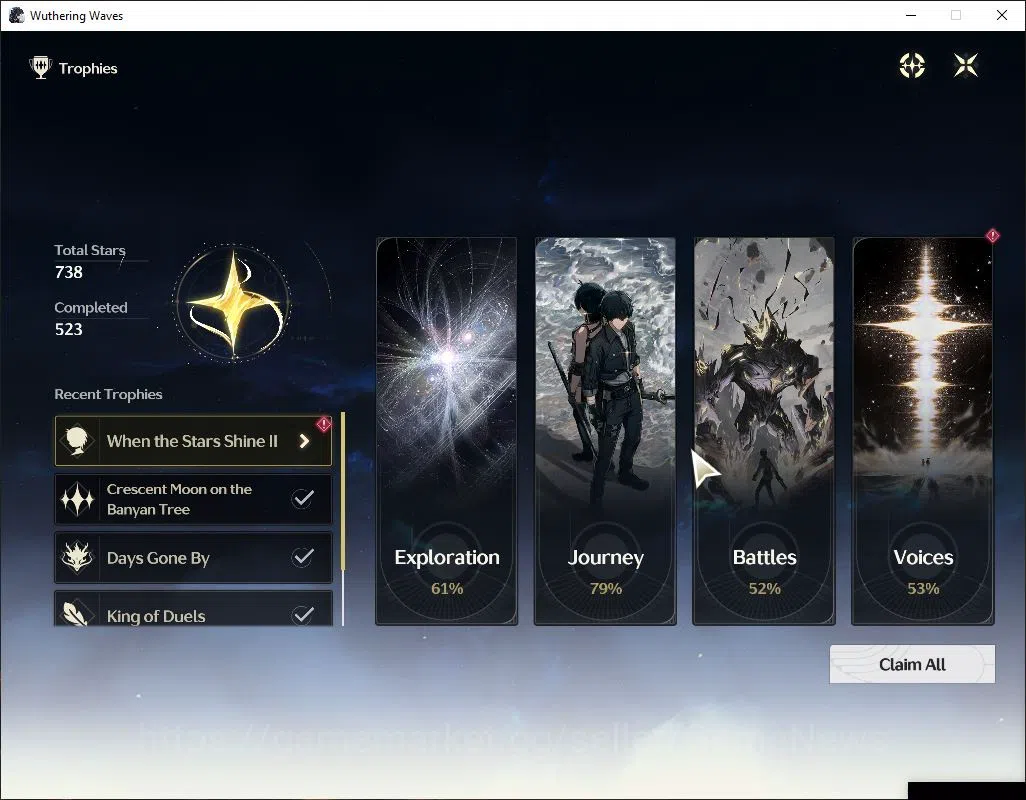 Wuthering Waves Accounts NA|UL 46|120 Lustrous Tide|3 Limited| [Aemeath,Lup image 9