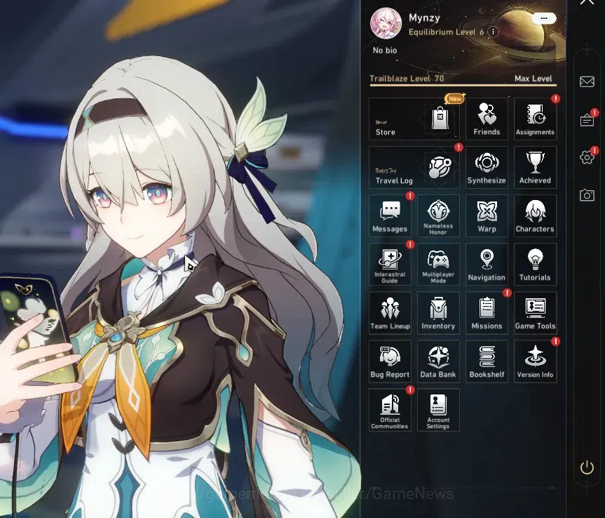 Honkai Star Rail Accounts Others Asia|TL 70|21 Limited|(Yao Guang,Sparkle,Mydei)+Sign,Hyacine,SW 999,The 1